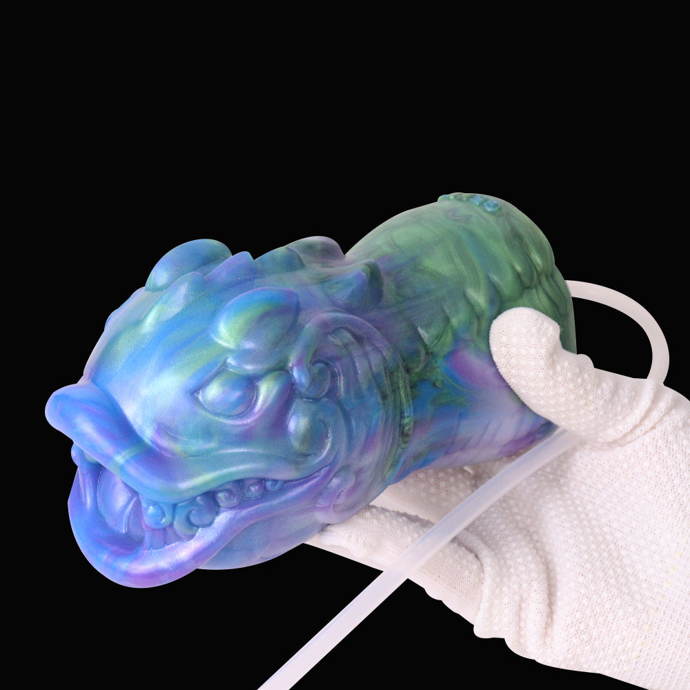 Spritzende Alien-Muschi-Masturbationstasse – Fantasie-Monster-Oralsex, Taschen-Männer-Blowjob