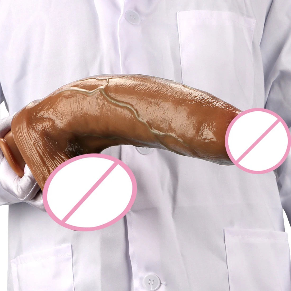Großer, riesiger, realistischer Dildo-Analplug – 13 Zoll großer Analdilatator, Buttplug, Sexspielzeug