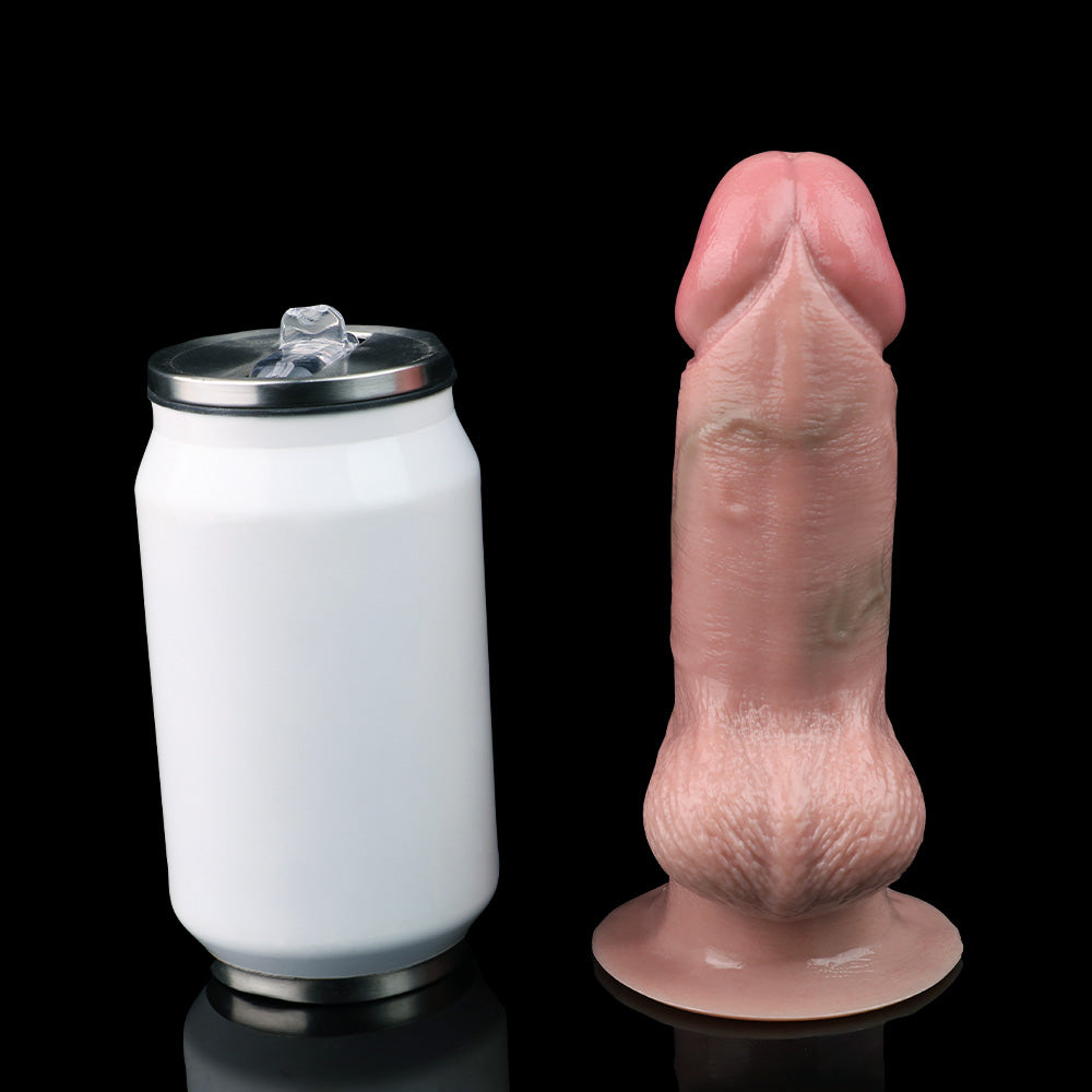 7-Zoll-realistischer Analdildo, Prostata-Massagegerät – Lebensgroßer kleiner Hoden-Penis, Masturbator für Frauen