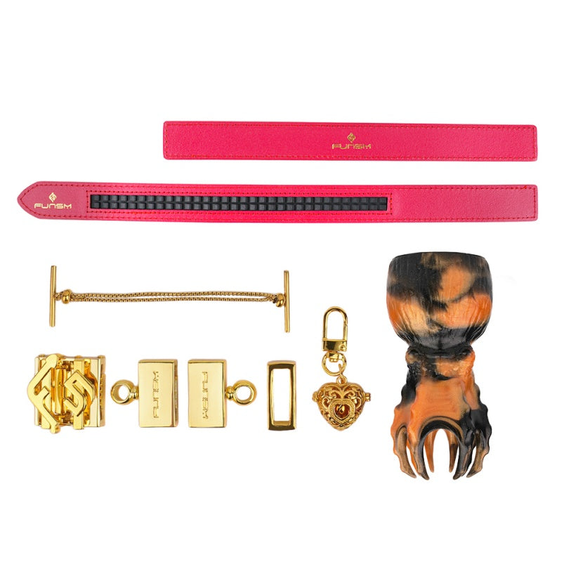 Bâillon-bouche, boule fantaisie, pieuvre, jouets sexuels coquins - Dominatrice BDSM, contrainte, encre orange