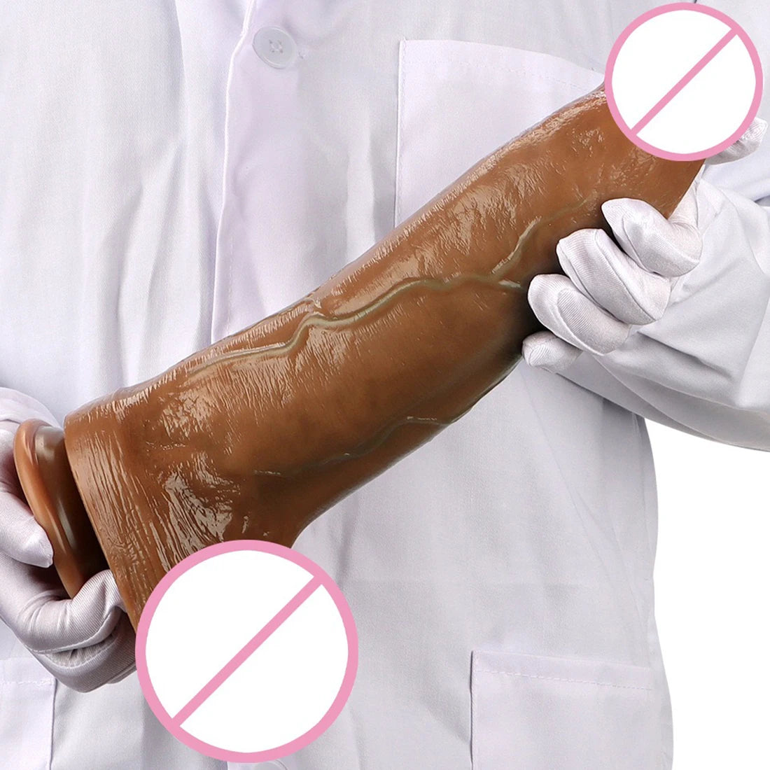 Großer, riesiger, realistischer Dildo-Analplug – 13 Zoll großer Analdilatator, Buttplug, Sexspielzeug