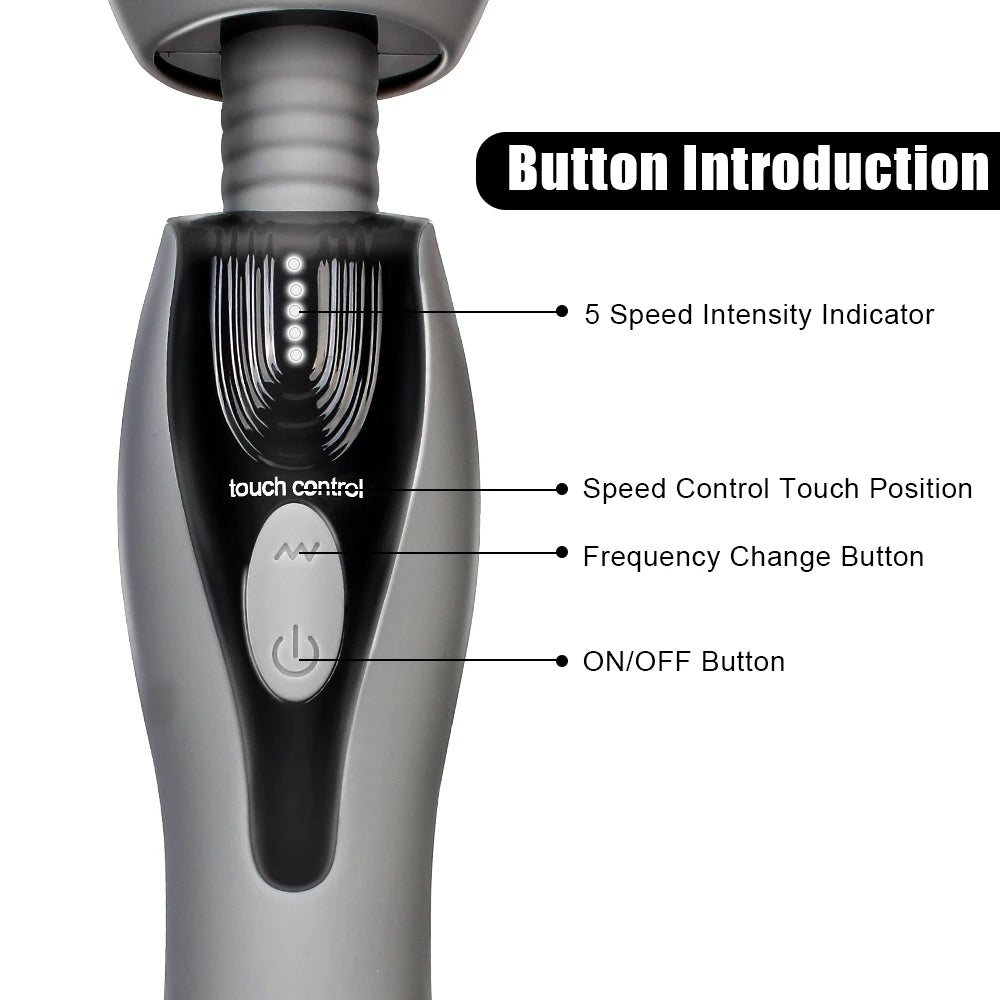 Zauberstab-Vibrator – Doppelend-G-Punkt-Klitoris-Stimulator, weibliches Sexspielzeug