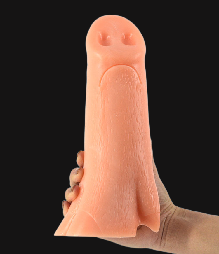 Pig Monsterdildo Grand Plug Anal - Gode Noir Animal Silcone Fantasy Sex Toy pour Hommes Femmes