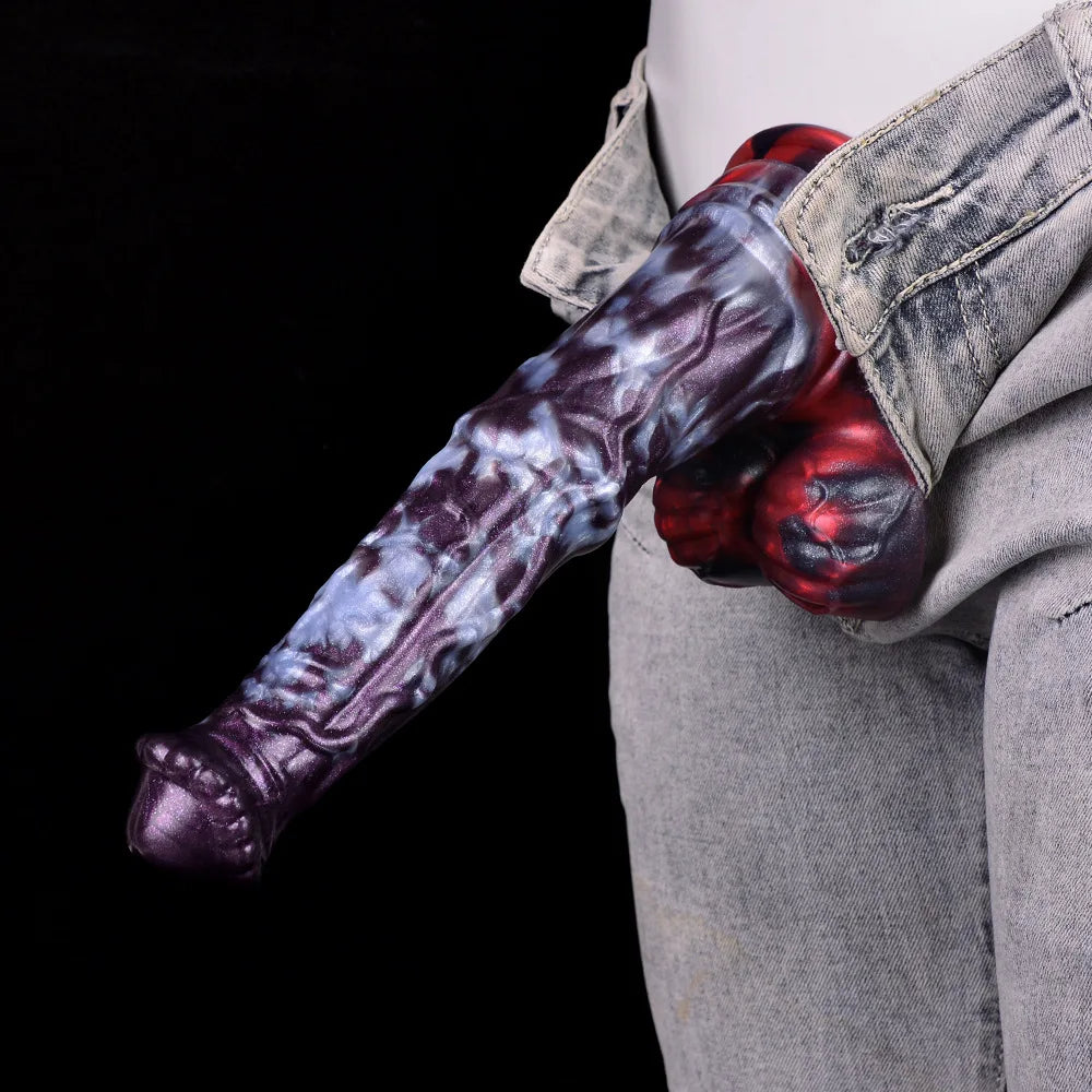 Saugnapf-Monsterdildo-Buttplug – Exotischer Dragondildo-Masturbationsstimulator für Frauen