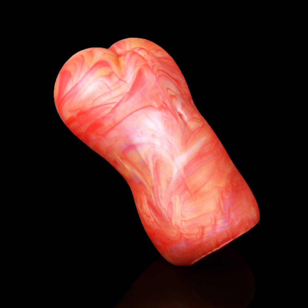 Blutfarbener Pocket Pussy Masturbator - Realistisches Vaginal-Penis-Masturbations-Sexspielzeug für Männer