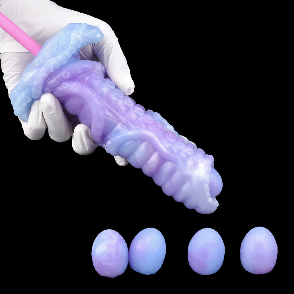 Ovipositeur fantastique pour femme - Gode géant pondant des œufs pour la masturbation féminine