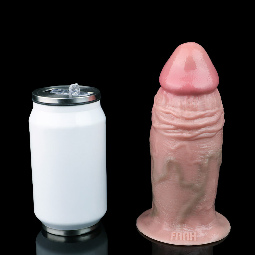 Gode anal énorme - Gode anal de 7 pouces de large - Gode ceinture en silicone sans bretelles pour femme