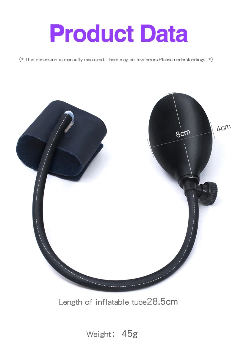 Jouet sexuel gonflable d'agrandissement de pénis de manchon de coq pour les hommes - entraîneur d'éjaculation de retard d'anneau de pénis