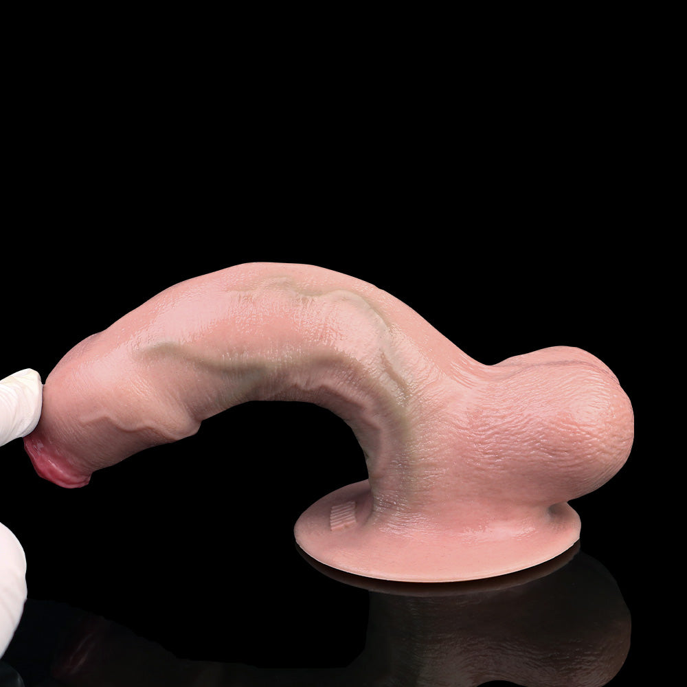 Gode Anal Fantasy Butt Plug Jouets Sexuels Féminins - Masturbateur à Gros Testicules en Silicone sans Bretelles avec Ventouse