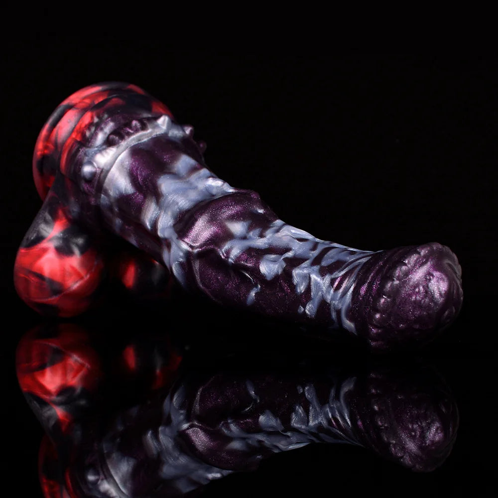 Saugnapf-Monsterdildo-Buttplug – Exotischer Dragondildo-Masturbationsstimulator für Frauen
