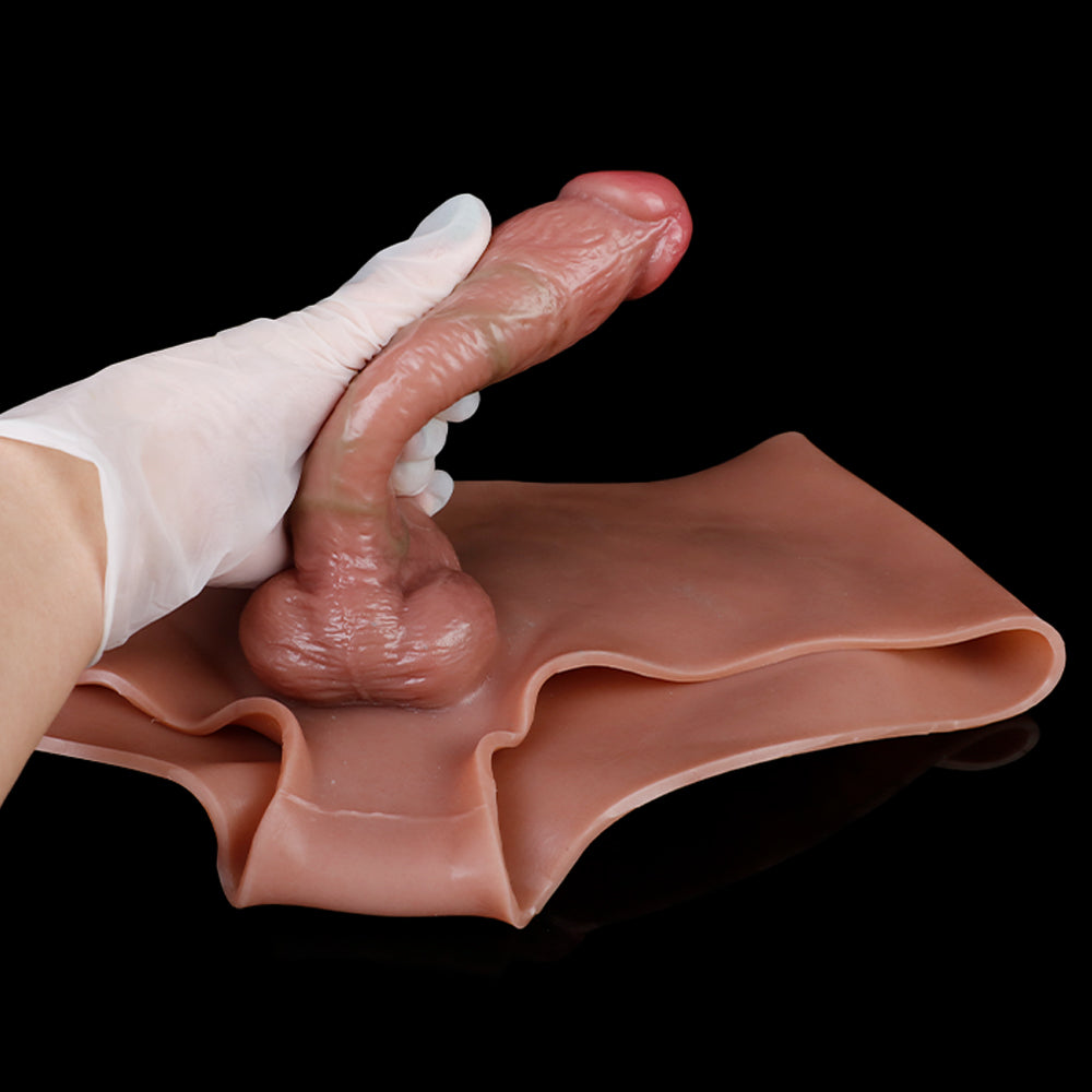 Gaine de pénis à sangle pour homme - 18 cm - Extenseur de pénis grandeur nature