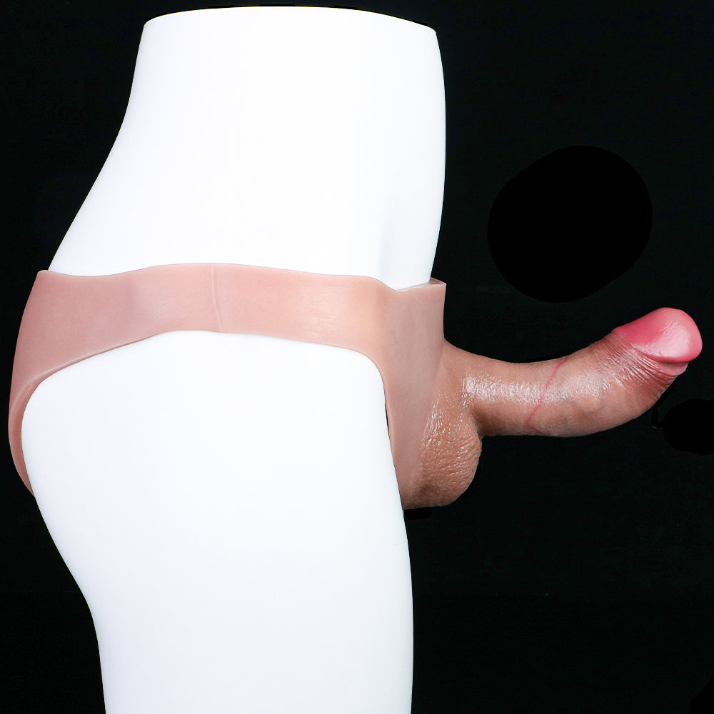 Hohle Penishülle, Unterhose, realistischer Dildo-Extender, Pegging, sexuelles Wohlbefinden