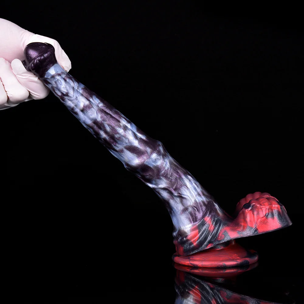 Saugnapf-Monsterdildo-Buttplug – Exotischer Dragondildo-Masturbationsstimulator für Frauen