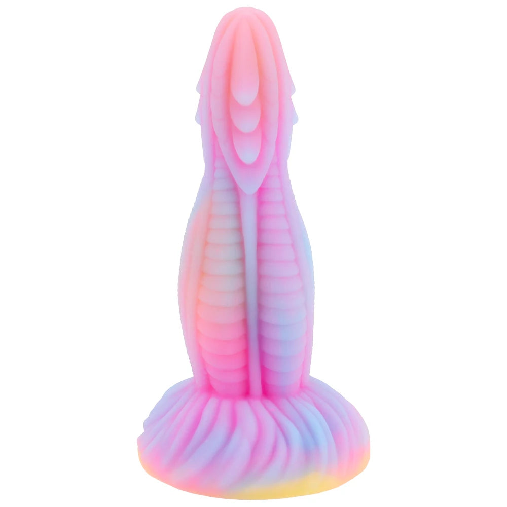 Monster-Tier-Dildo-Buttplug – leuchtende Schlangen-Dildos, großes Saugnapf-Analspielzeug