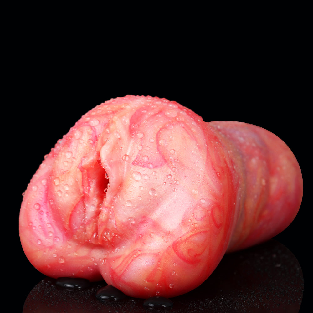 Premium Silicone Pocket Pussy Male Masturbator - Blood-toned Soft Vagi Domlust Premium Silicone Pocket Pussy Male Masturbator - Blood-toned Soft Vagi Domlust