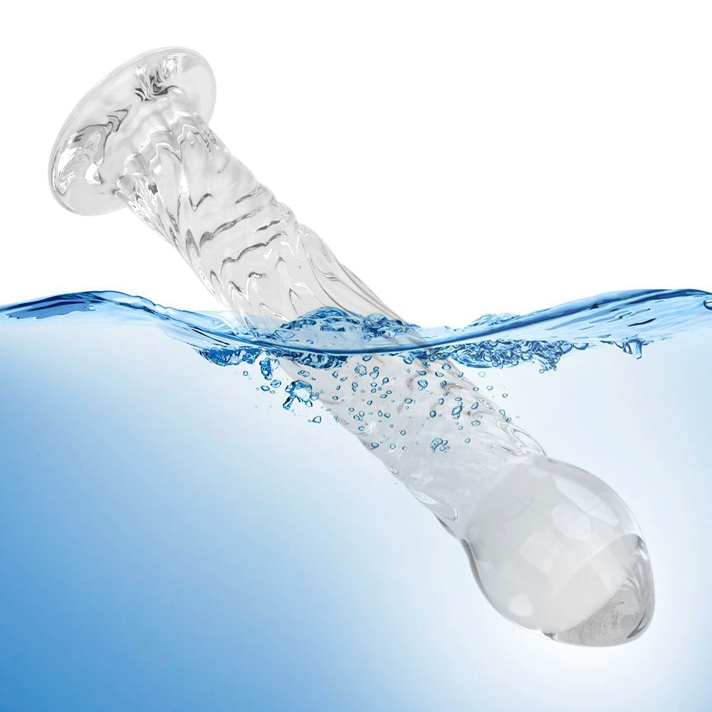 Glasdildo-Buttplug – Kristall-Analdildo, Prostata-Massagegerät, Sexspielzeug