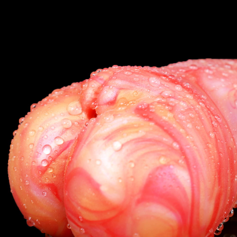 Blutfarbener Pocket Pussy Masturbator - Realistisches Vaginal-Penis-Masturbations-Sexspielzeug für Männer