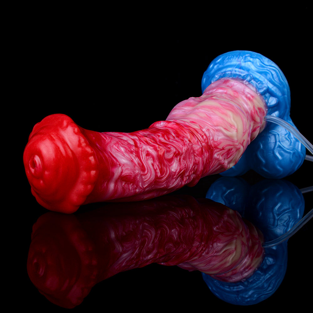 Aufblasbarer spritzender Pferdedildo – Fantasy Monsterdildo, Analsexspielzeug für Frauen, Masturbation