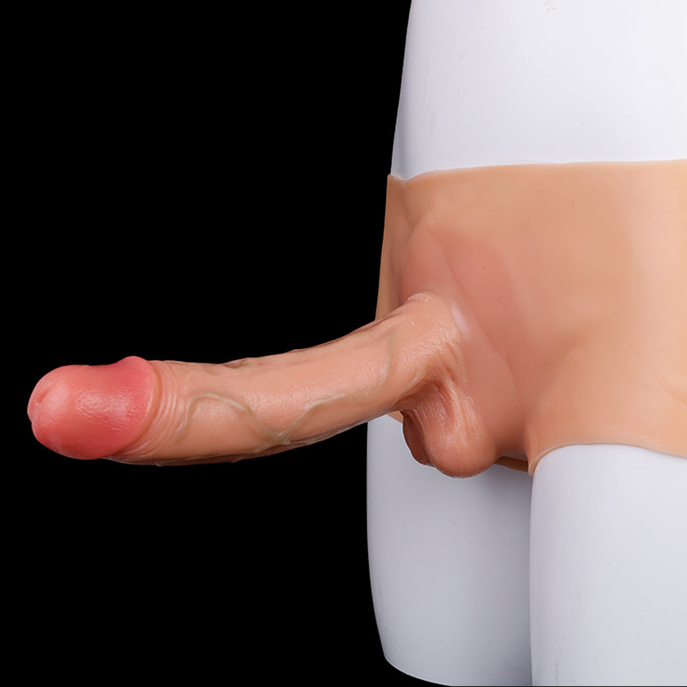 Realistischer Dildo Strap On Pants - 9 Zoll Penis Lang Lesbisches Paar Pegging Wellness