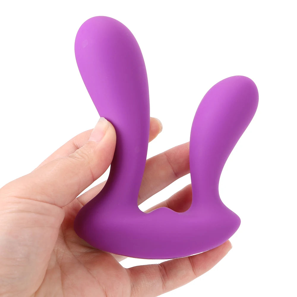 Vibromasseur double gode télécommandé - Plug anal vibrant Panty Sex Toys