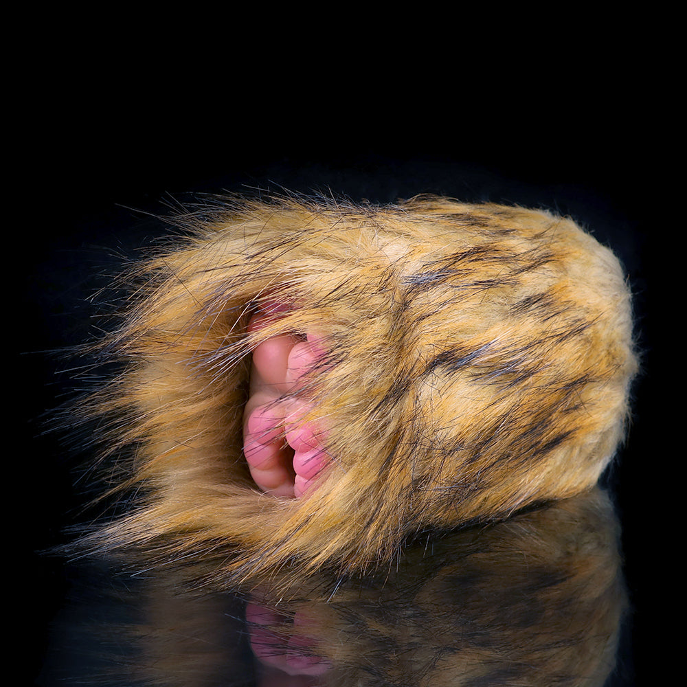 Monkey Pussy Pocket Animal Masturbator - Dual Vaginal Penis Masturbation Furry Sex Toy for Men