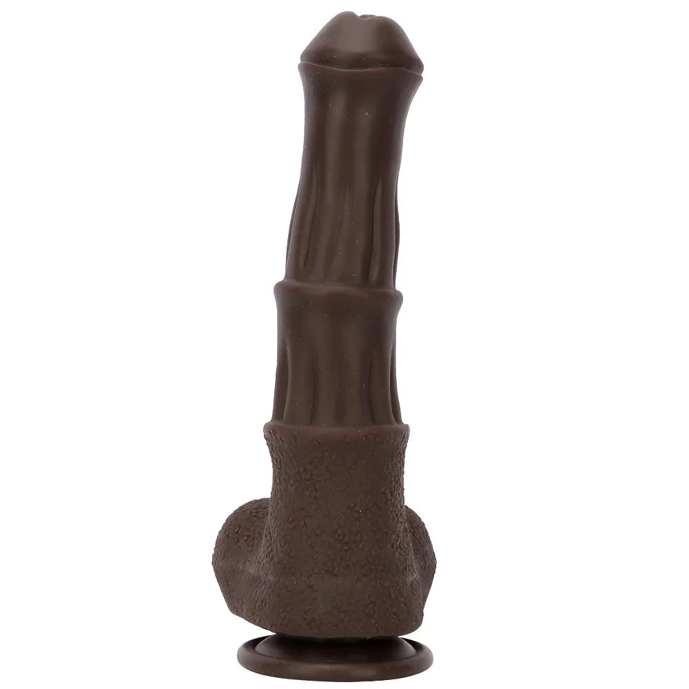 Remote Control Thrusting Huge Horse Dildo - Realistic Animal Vibrating Dildos Butt Plug