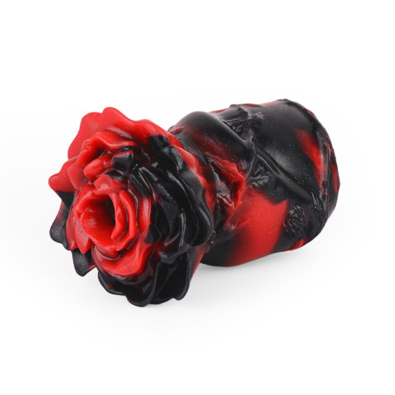 Kit de bondage en silicone avec boule fantaisie florale - Parfait pour les jeux de quiz BDSM avec gode ceinture pour femmes