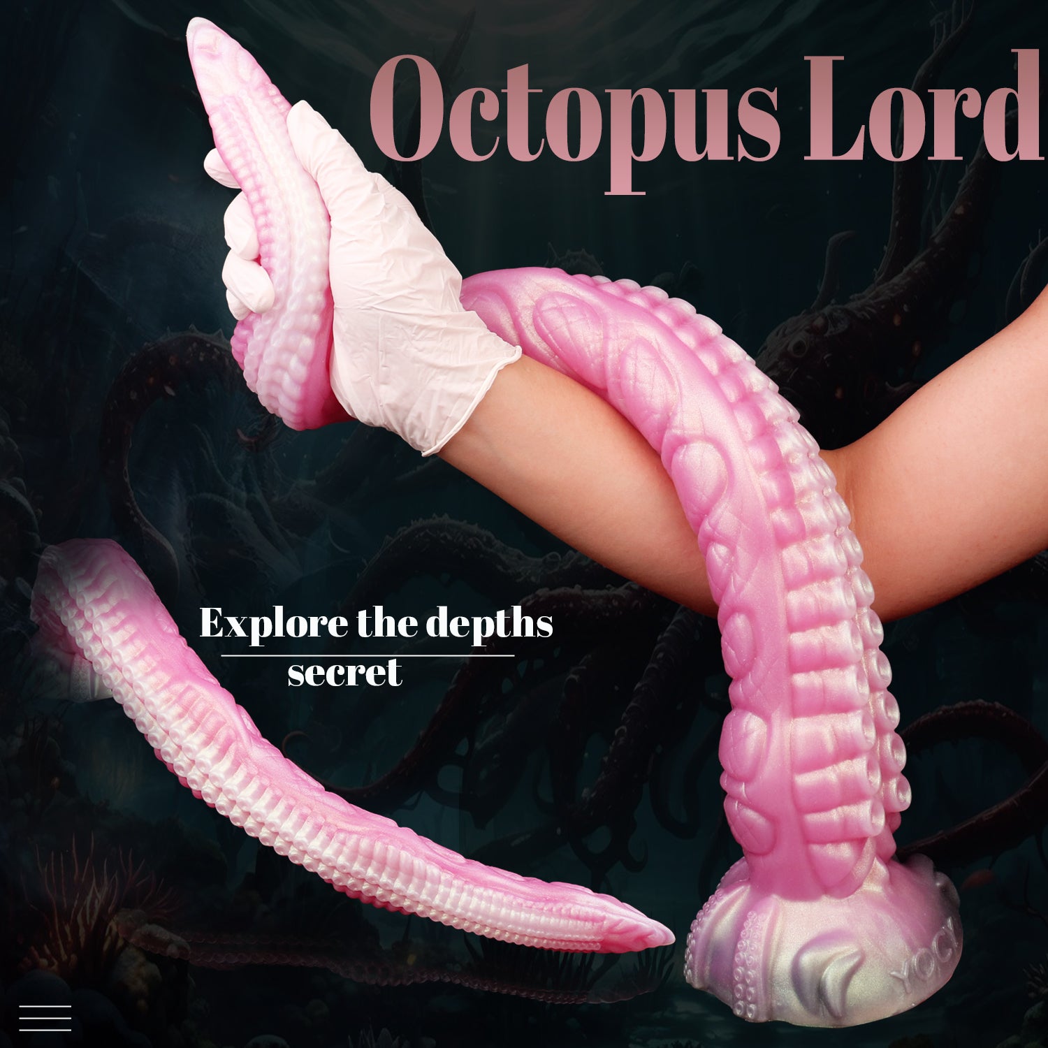 Tentacle Dildo | Pink Fantasy Suction Cup Dildo SXXL 25 Inch Domlust Tentacle Dildo | Pink Fantasy Suction Cup Dildo SXXL 25 Inch Domlust
