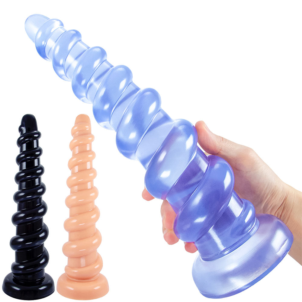 Grand gode anal de 11 pouces - Perles graduées Plug anal énormes godes pour femmes