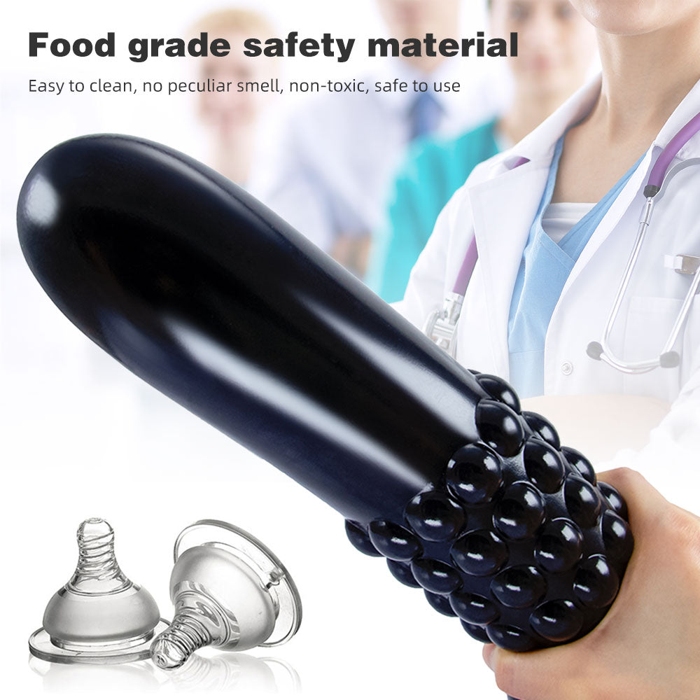 Riesiger Analdildo-Buttplug – spiralförmig geknotete Dildo-Analperlen für Männer und Frauen