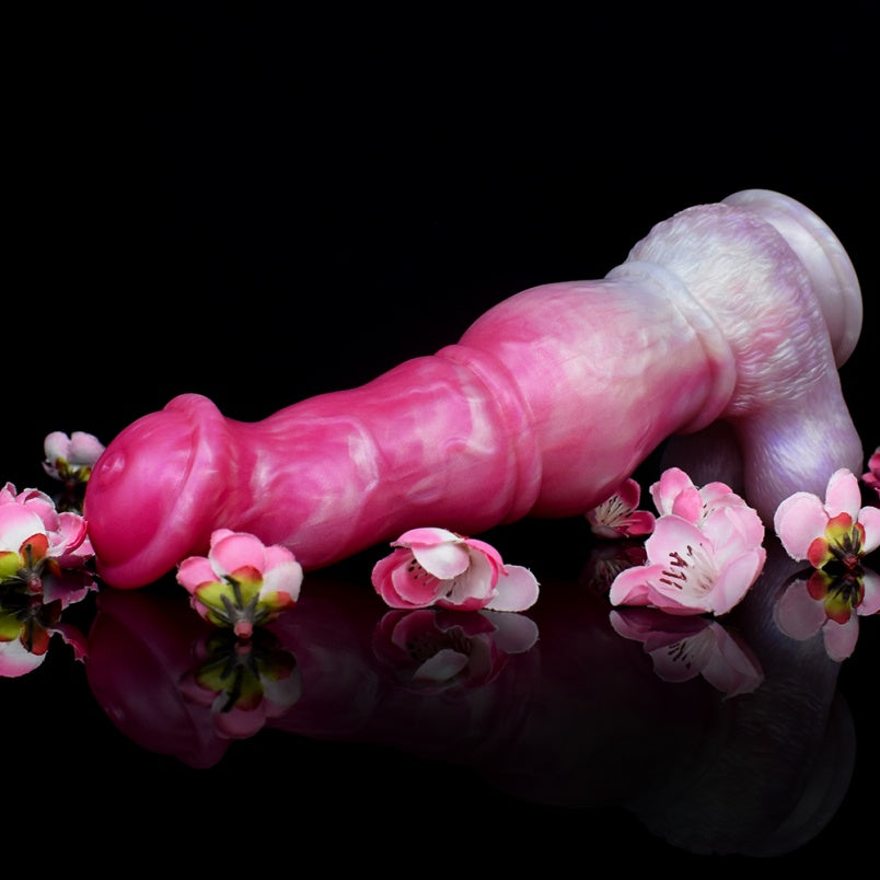 Sakura Fantasy Horse Dragon Plug with Suction Base – Silicone Vaginal Masturbation Sex Toys for Women