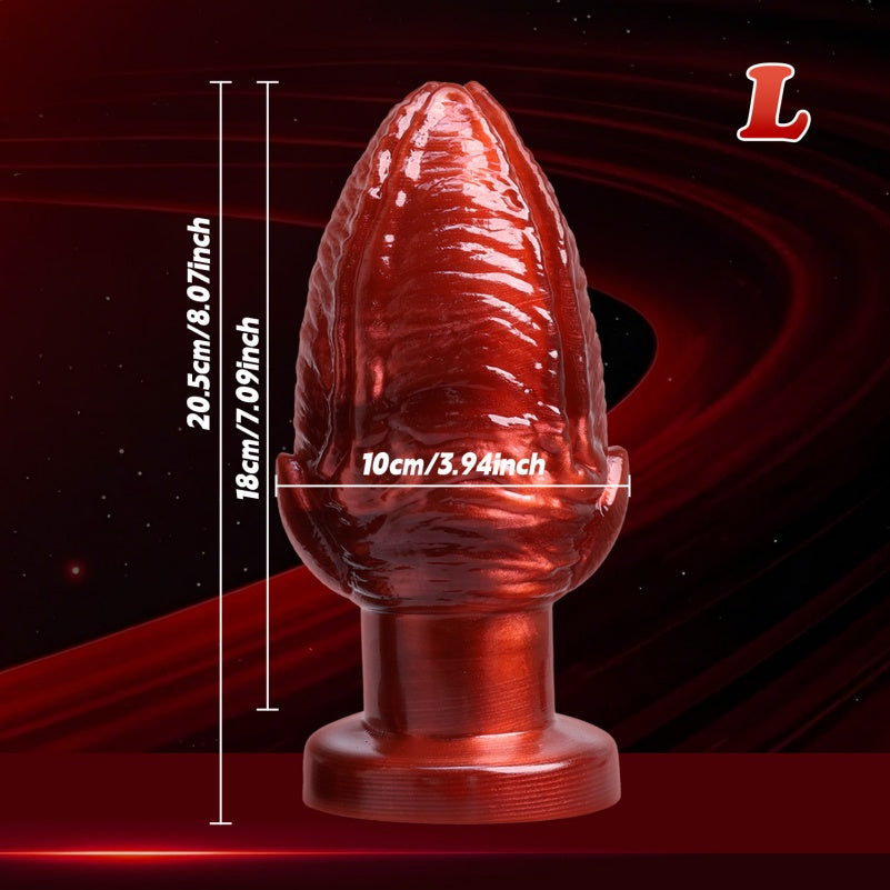 Purpurner dicker Silikon-Fantasy-Faust-Dildo-Buttplug – Einführbares Bondage-Anal-BDSM-Spielzeug