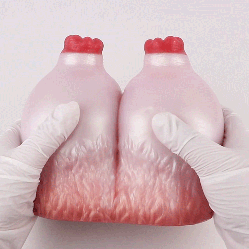 Poupée sexuelle fantaisie au lait de chèvre – Masturbateur double action pour pénis en poitrine de mouton Ma Sex Toy