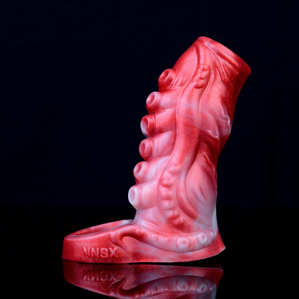 Tentacledildo Cock Sleeve Hollow Penis Sheath Extender - Jouets sexuels fantastiques pour hommes Couple Play
