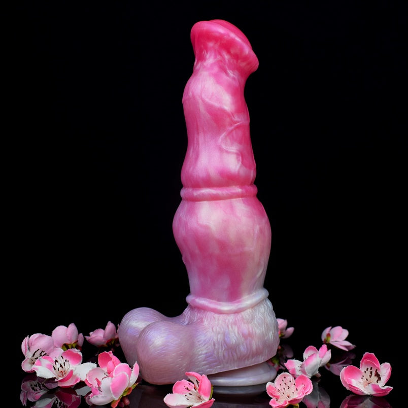 Sakura Fantasy Horse Dragon Plug with Suction Base – Silicone Vaginal Masturbation Sex Toys for Women