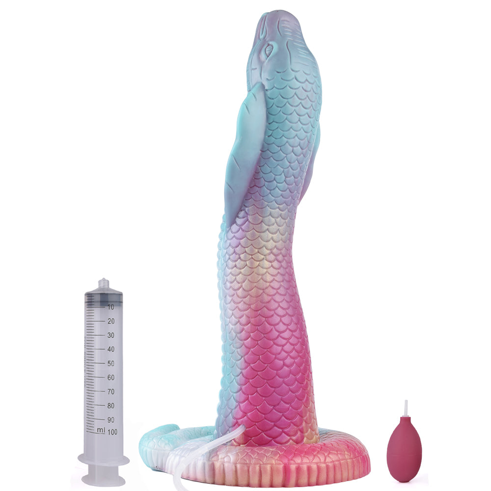 Gode anal monstre serpent giclant - Jouets sexuels anaux fantastiques en silicone à grosse aspiration pour femmes