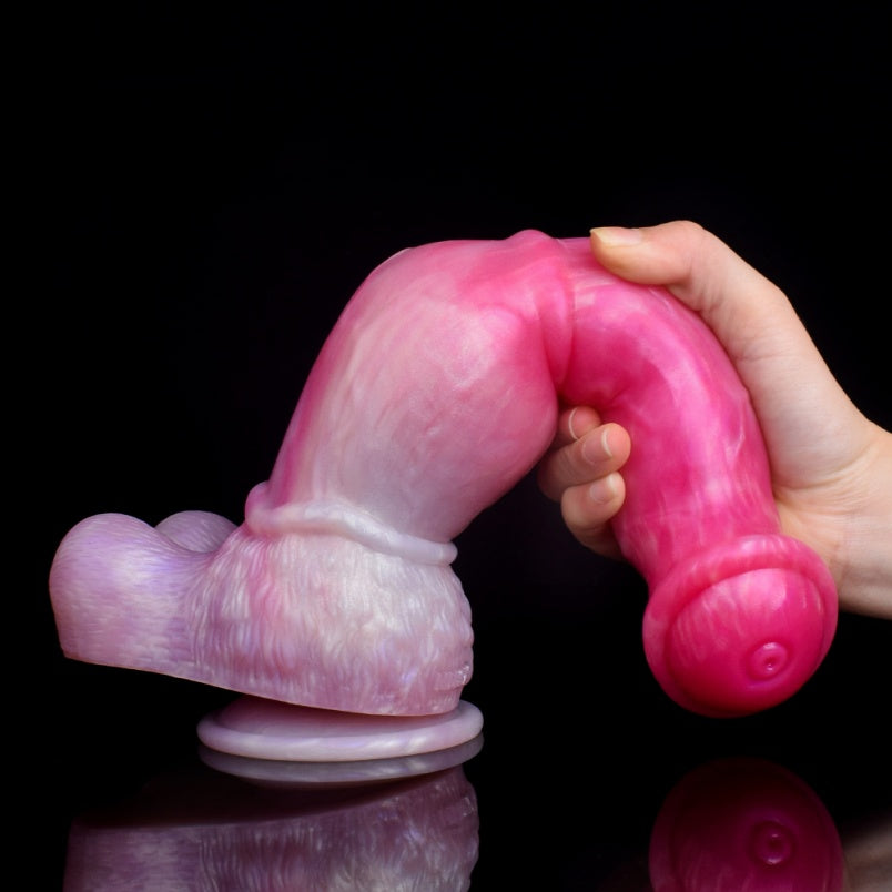 Sakura Fantasy Horse Dragon Plug with Suction Base – Silicone Vaginal Masturbation Sex Toys for Women