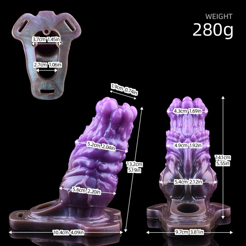 Silicone Penis Extender Fantasie Cock Sleeve-Sculptural Impact and Neural Compression