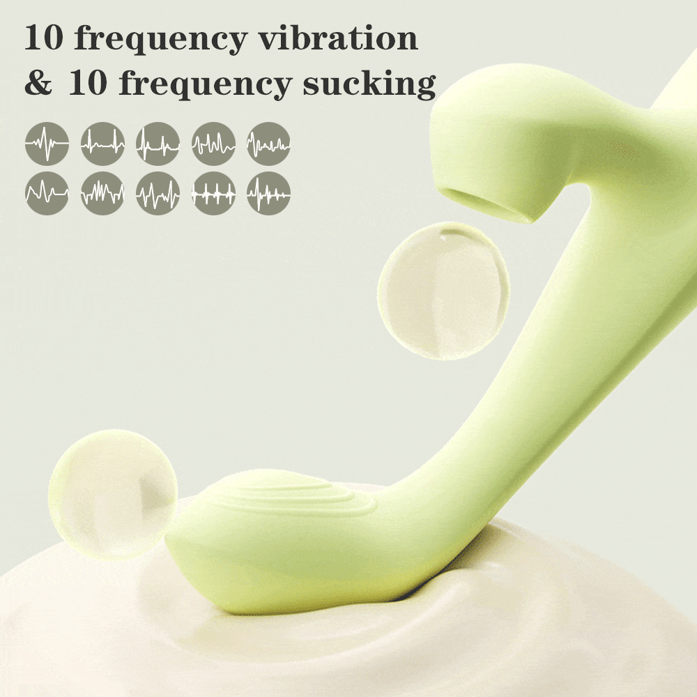 Vibromasseur anal vibrant à succion de clitoris de lapin - Stimulation vaginale du clitoris vaginal avec doigt sexuel oral