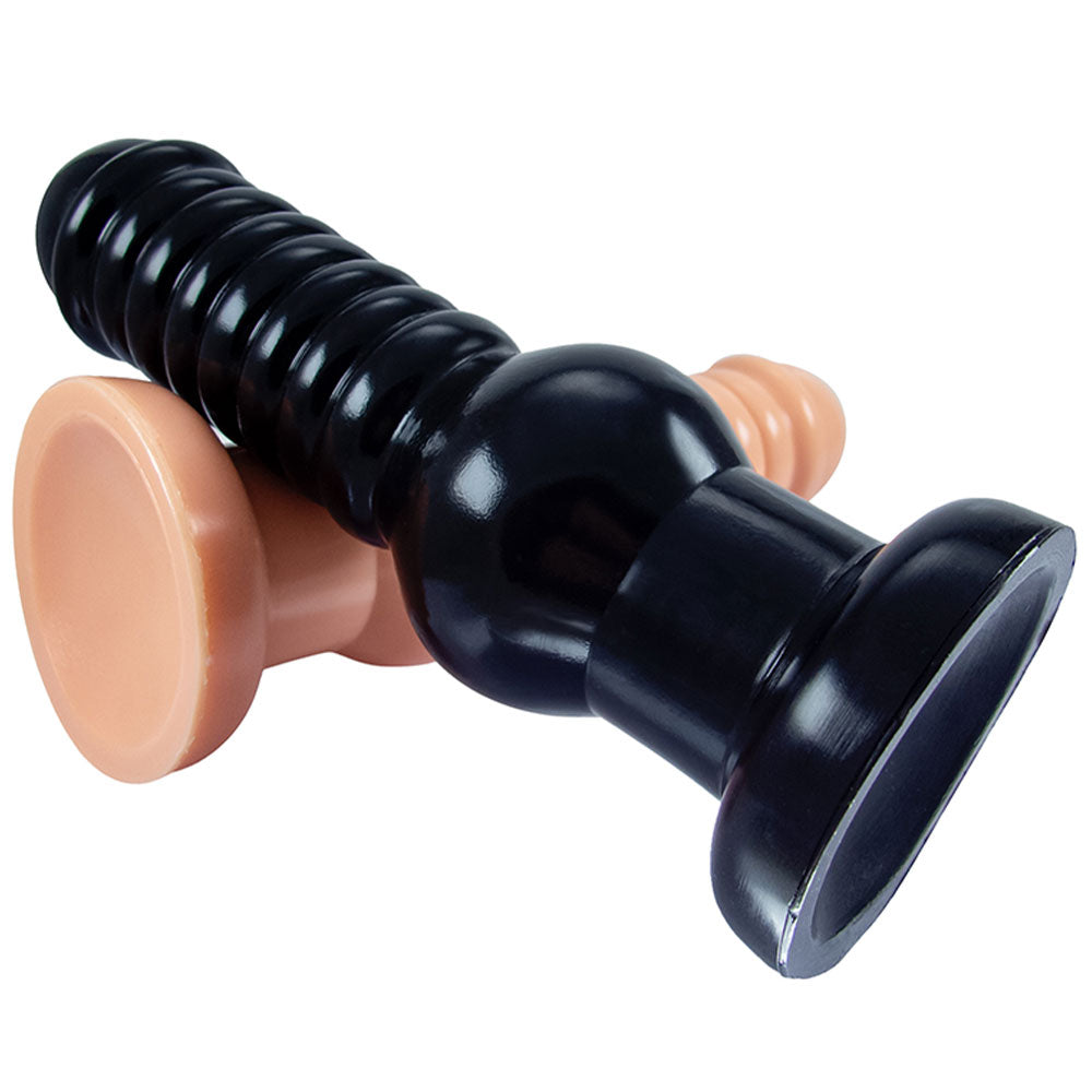 Godemiché anal surdimensionné en silicone souple avec ventouse pour homme et femme