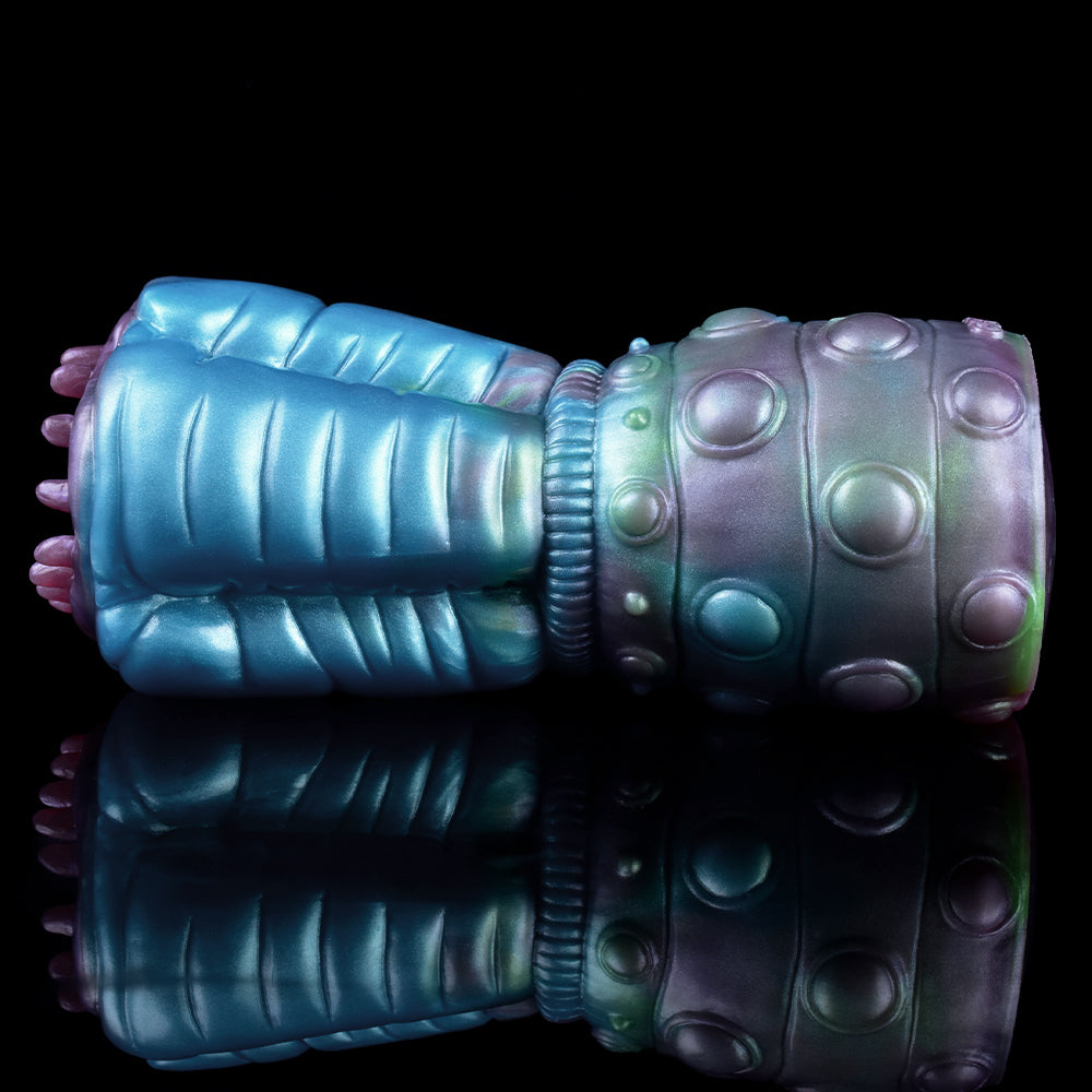 Masturbateur masculin en forme de chatte anémone de mer – Jouet de massage vaginal et pénis fantastique pour adultes