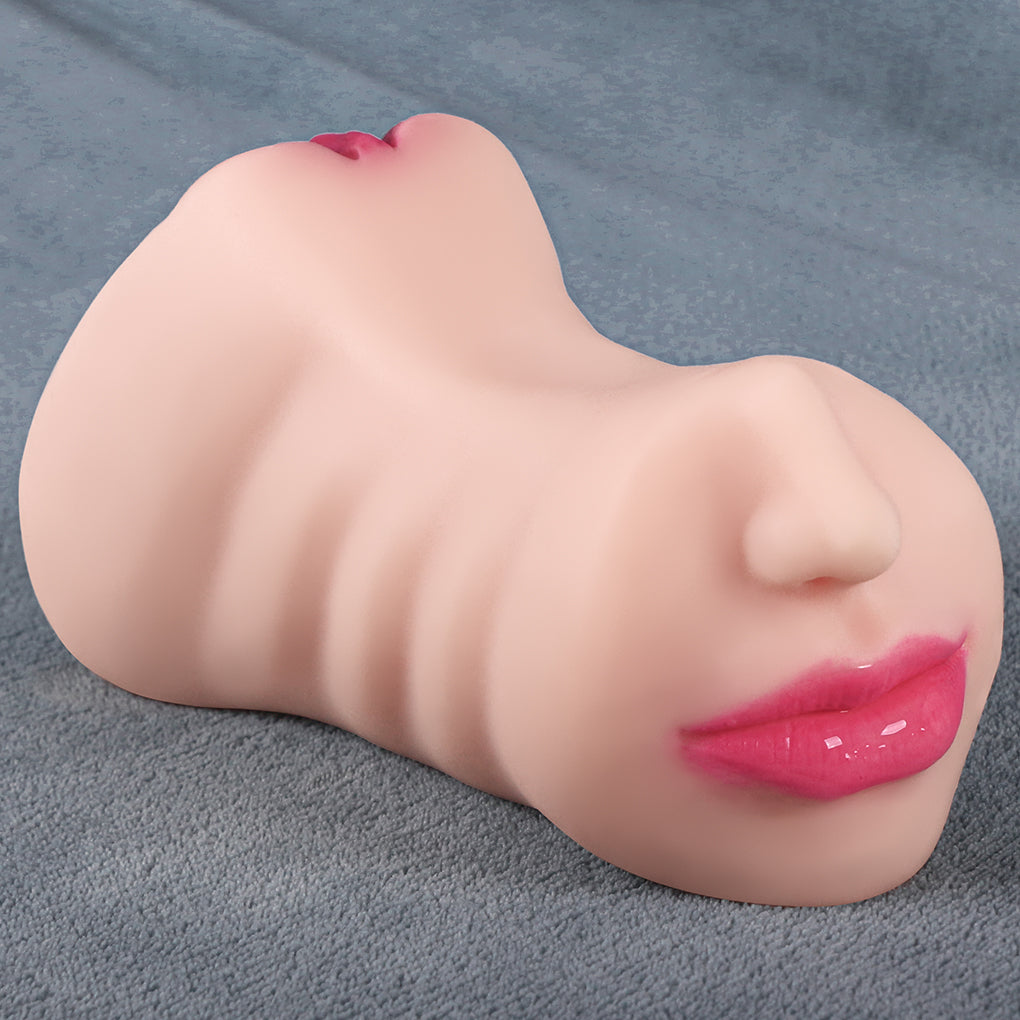 Masturbateur masculin de sexe oral de poche de chatte grandeur nature - Coupe de masturbation de pénis de fellation fantastique