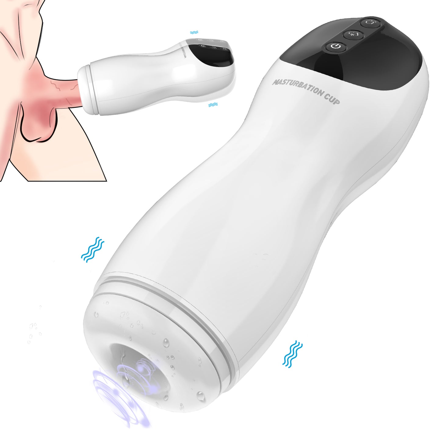 Masturbateur masculin pour adulte, machine à sucer et à sucer, jouets de masturbation pour pénis vibrants
