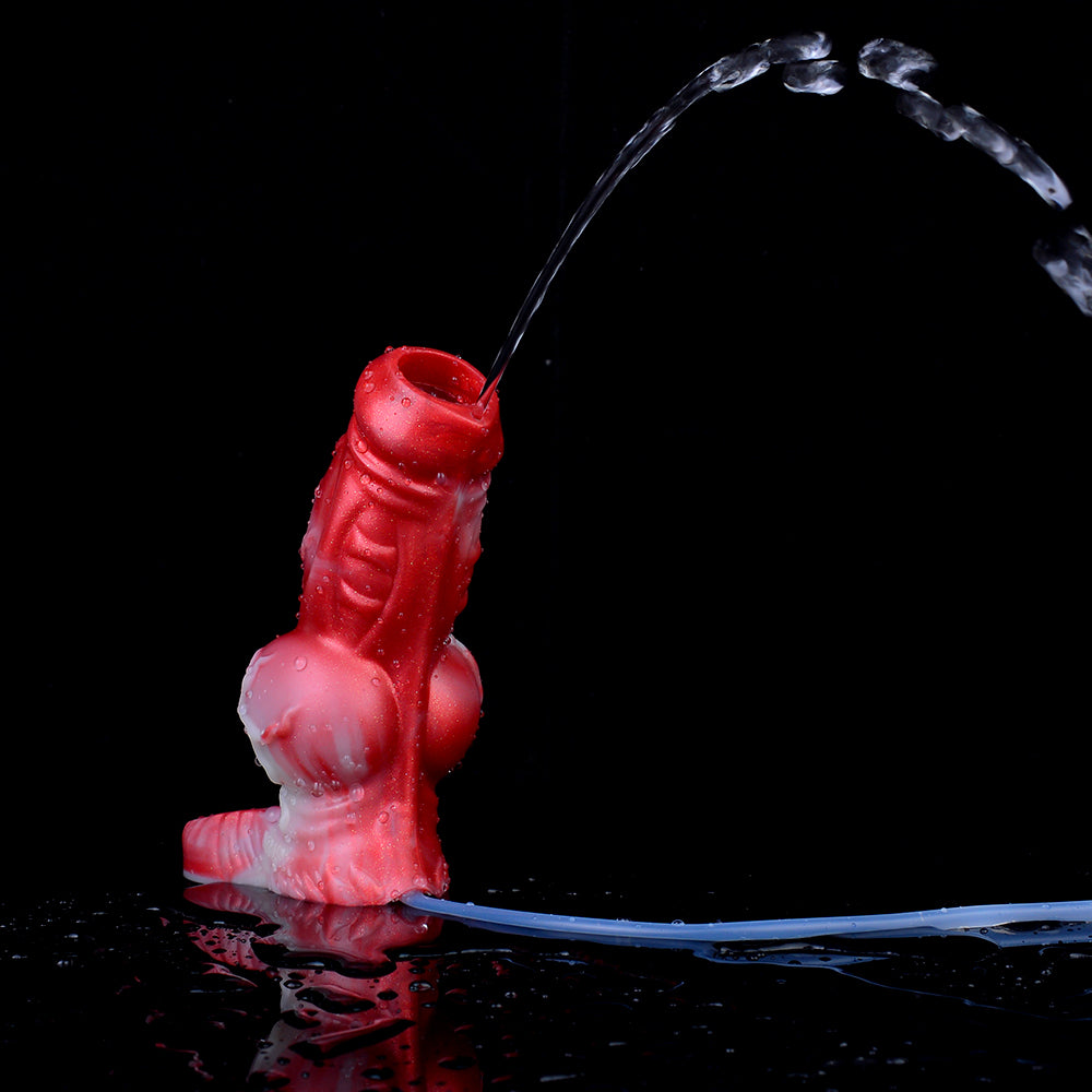 Geknotete Penishüllenverlängerung - Fantasy Hollow Dogdildo Penishülle Sexspielzeug für Männer
