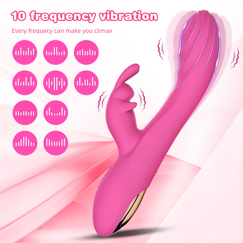 Kaninchen-Klitorisklemmen, G-Punkt-Vibrator – vibrierender Analdildo, weibliches Sexspielzeug