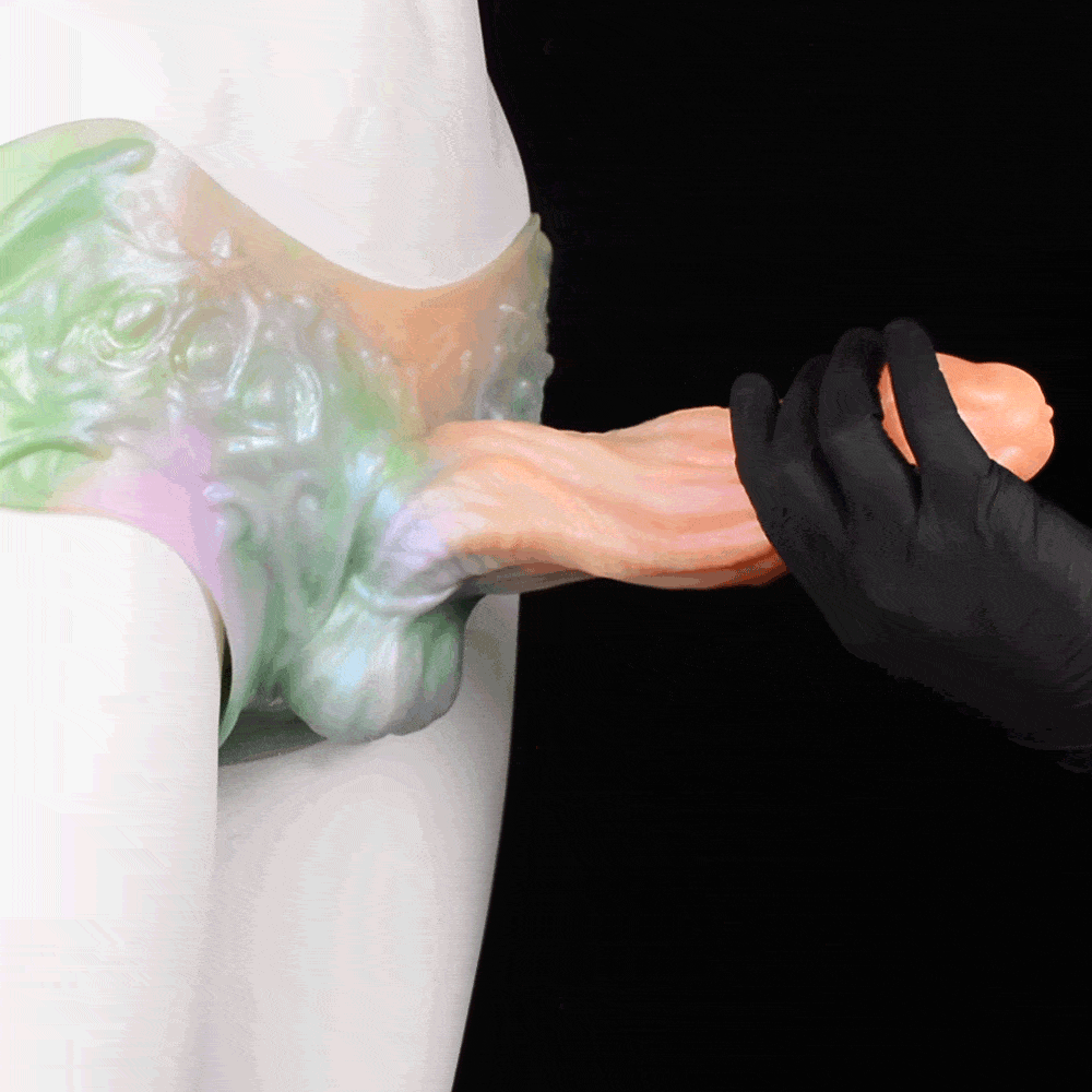 Monster Silicone Fantasy Penis Sleeve Pants - Male Penis Delay Device Sex Toys