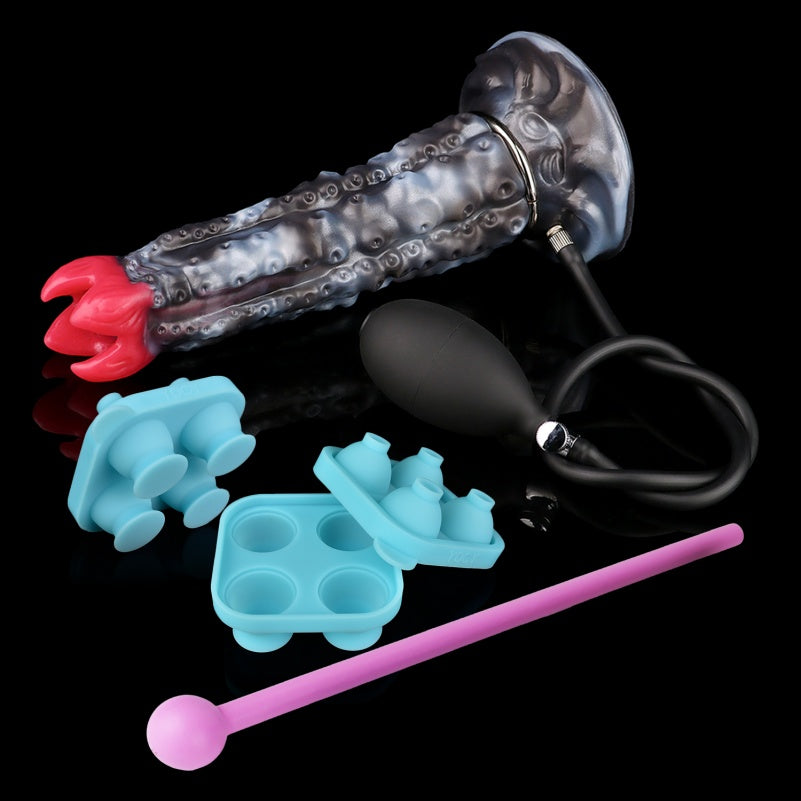 Monster Tentacle Fantasy Silicone Ovipositor - Stimulating Female Vaginal Expansion Toy