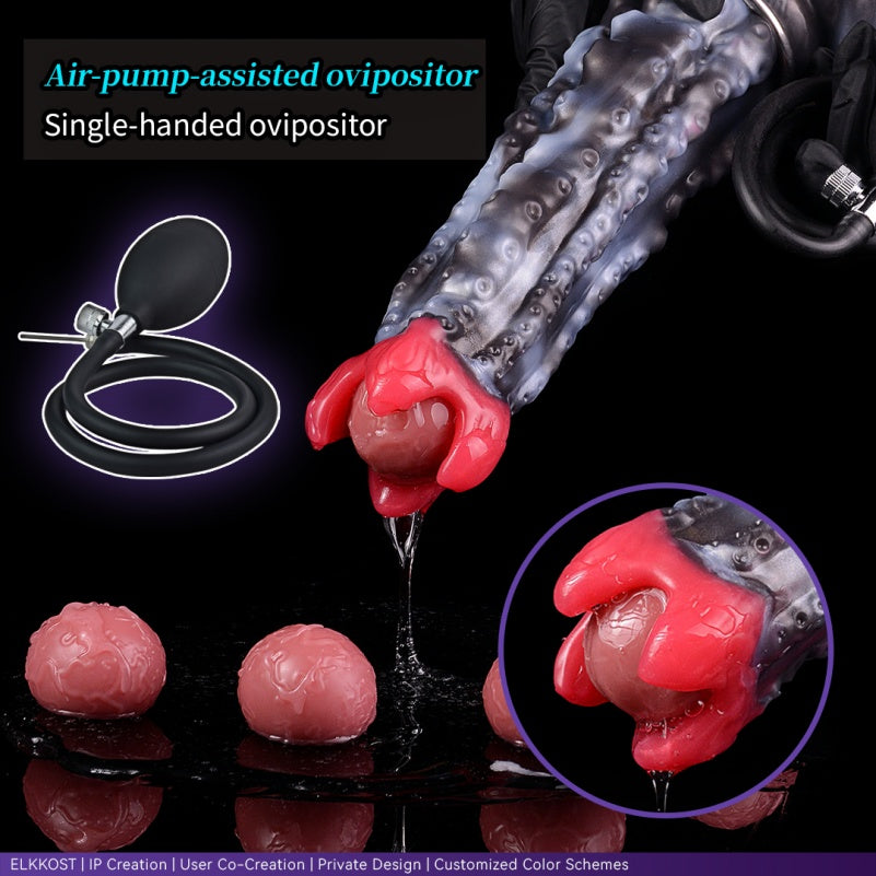 Monster Tentacle Fantasy Silicone Ovipositor - Stimulating Female Vaginal Expansion Toy