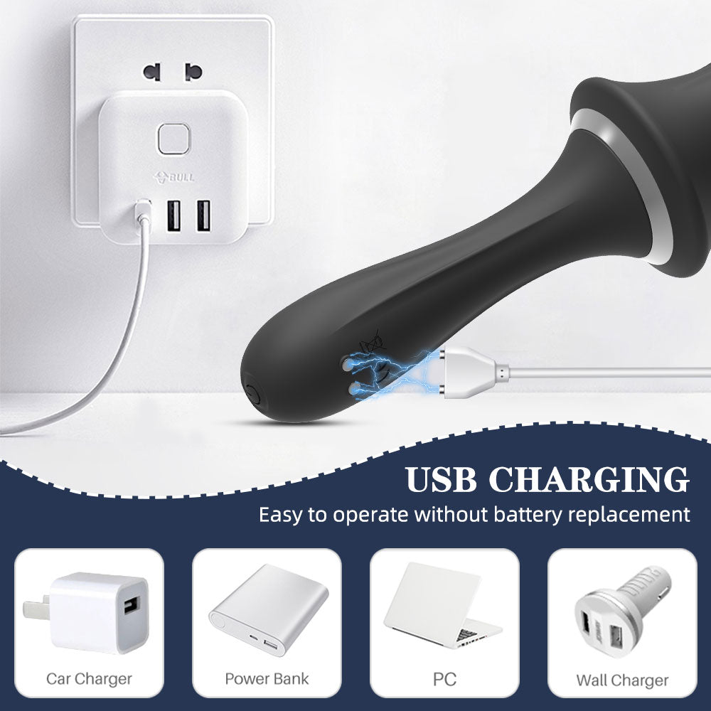 Handheld-Prostata-Massagegerät – schwimmender Wolf Point Analplug, Sexspielzeug für Männer und Frauen