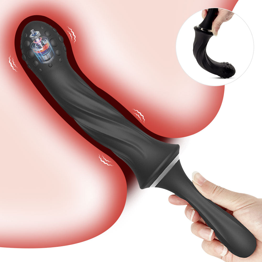Handheld Prostate Massager - Floating Wolf Point Anal Plug Sex Toys fo Domlust Handheld Prostate Massager - Floating Wolf Point Anal Plug Sex Toys fo Domlust